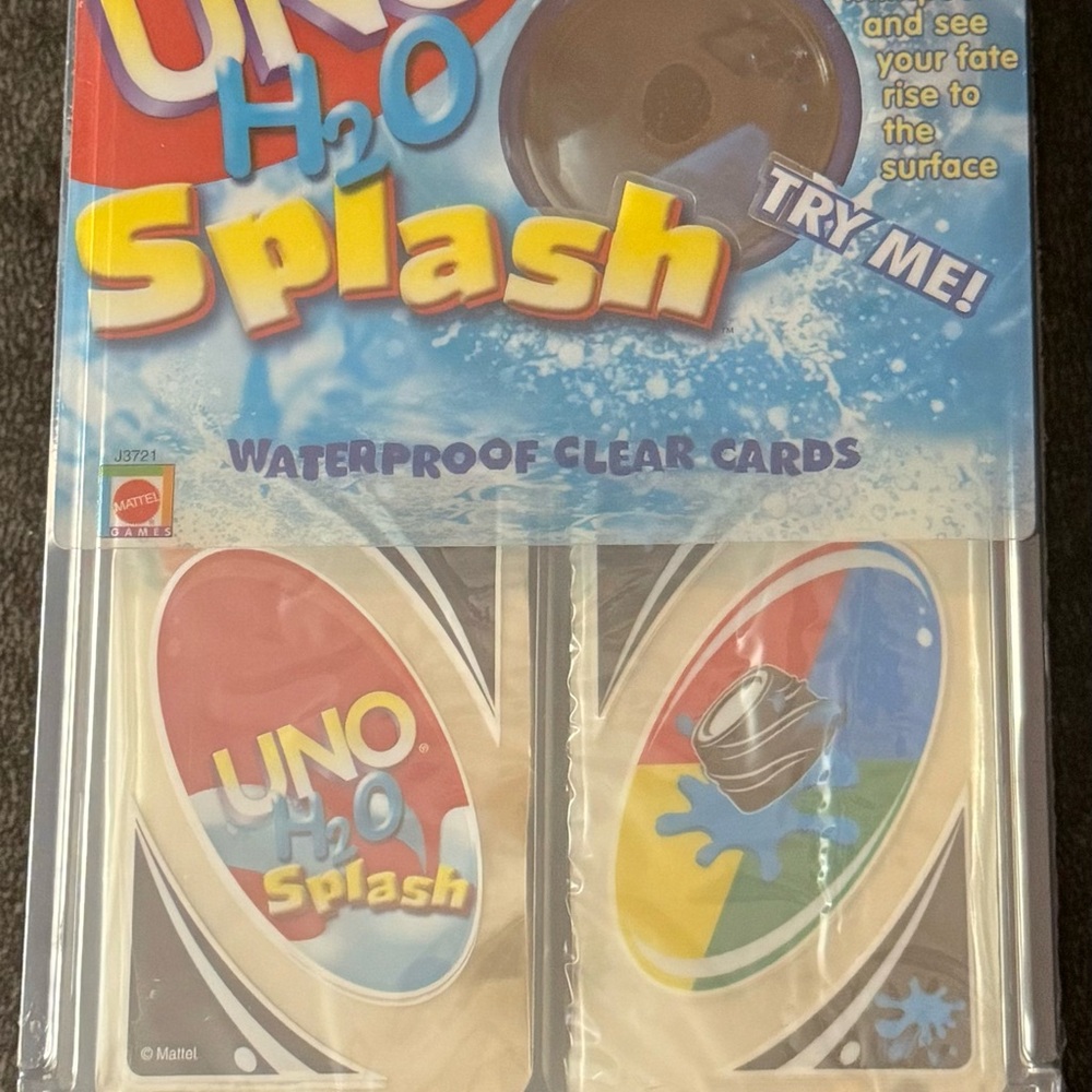 UNO H2O Splash Waterproof Cards